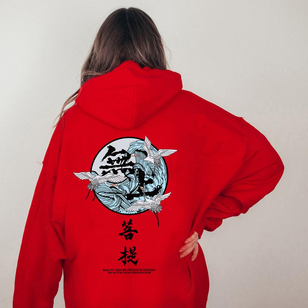 Kvinner Letter Hettegensere Høst Søt Horn Langermet hettejakke Kvinne Uformell Oversize gensere Streetwear