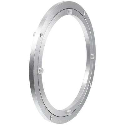 Rodamiento giratorio de aleación de aluminio de alta resistencia, plato giratorio, superficie lisa, base giratoria robusta para mesa de comedor