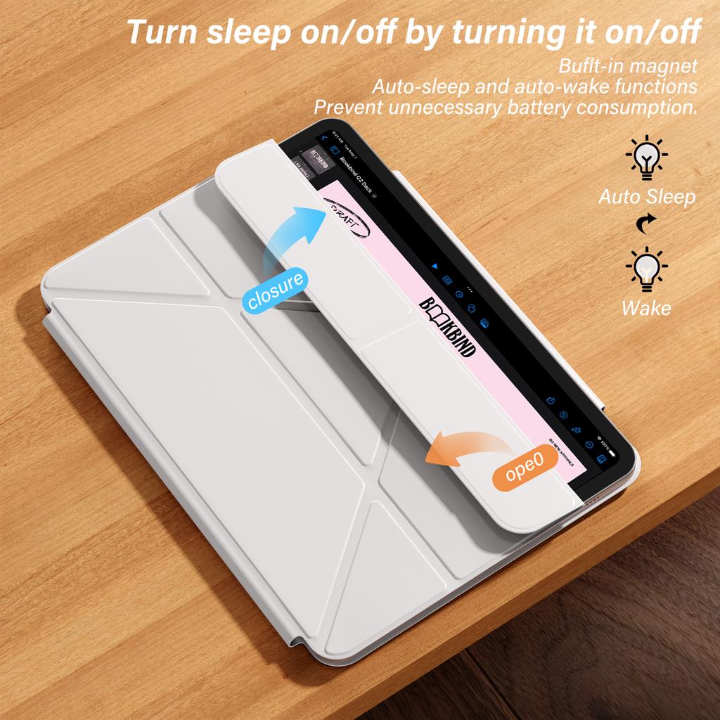 ZOYU Case Magnetic for iPad Pro 11 13 inch,For iPad Pro 12.9 Air 11 Air4/5 10.9 With Magnetic Detachable Y-Shaped Folding Cover