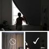 Easy Install Sunshade Curtains Simple Self-Adhesive Shading Sunshade Curtain Punch Free Double Sided Silver Insulated Anti-UV