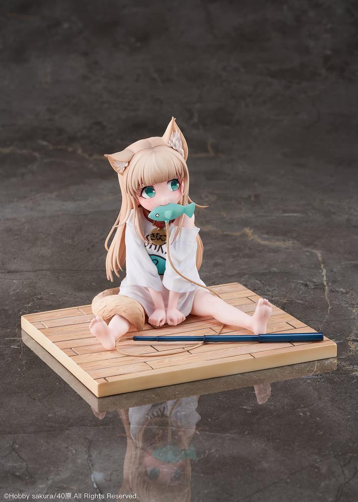 My Cat Is a Cute Girl Kinako Sitting Fish Complete Figure Limited Edition with Bonus Ver. 1/6