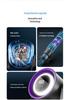 Silent USB Rechargeable Desktop Fan with Digital Display for Office and Dorm