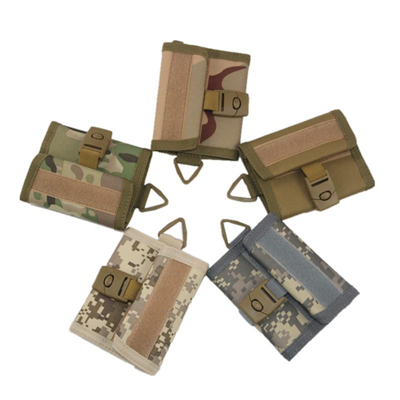 

Чоловіча сумка для тактичного спорту на відкритому повітрі EDC Гаманець Портмоне Сітчаста кишеня на гачках і петлях Поясна сумка Портмоне для монет Ключниця-тримач картки