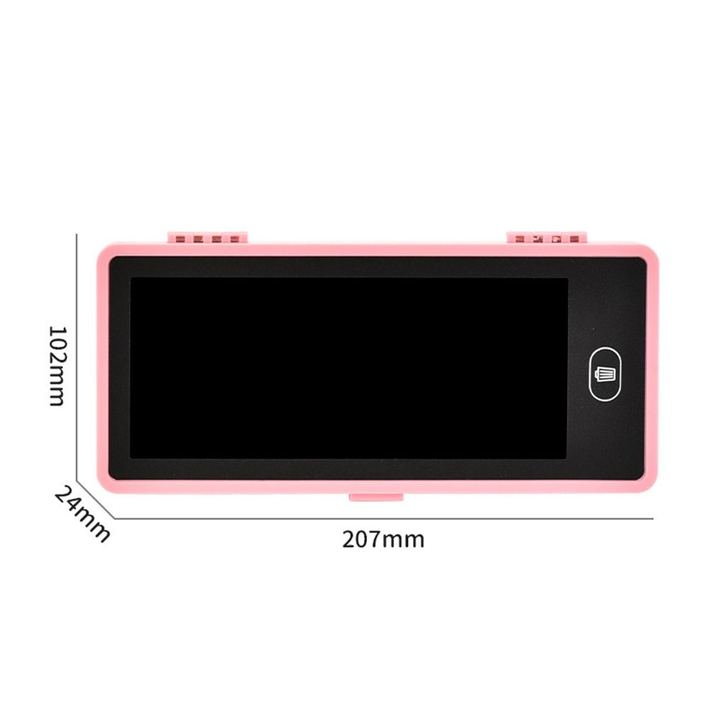 Erasable Drawing Board Pen Box with LCD Screen Stationery Box Cartoon Pen Bag  Gift