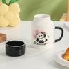 Panda Mug High Precision Cartoon Ceramic Cup with Lid for Boys and Girls' Souvenir Wedding Gift