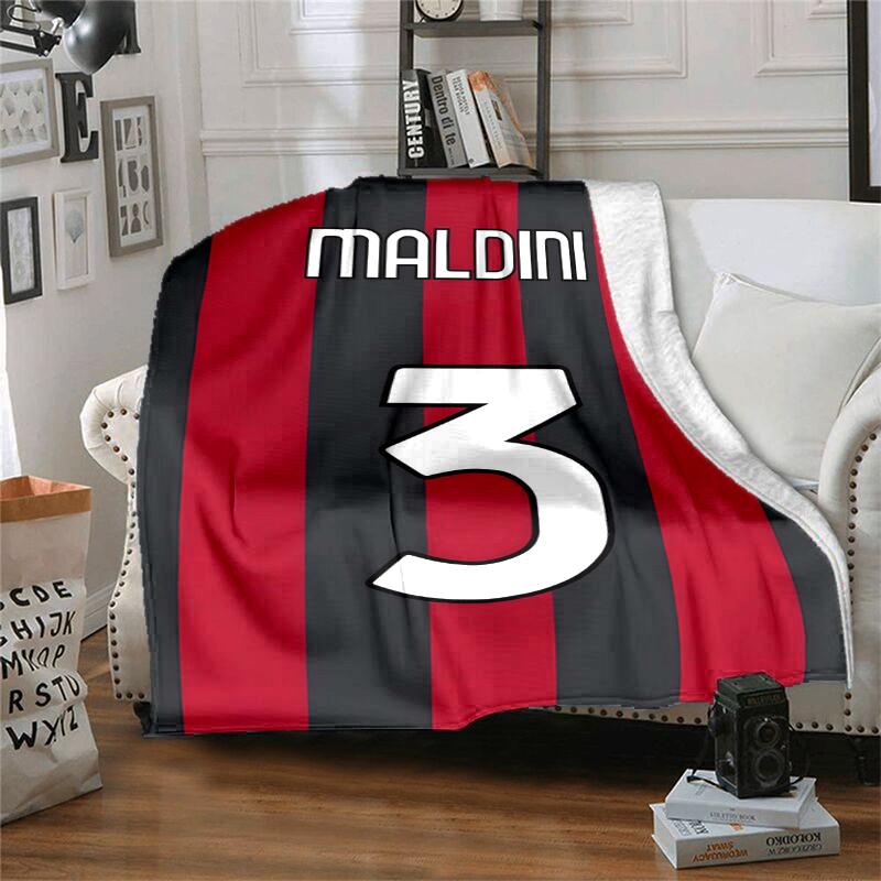 Maldini Flannel Blanket Soft All-Season Throw, Design for Camping, Car Travel, Hiking Sofa, Bed, Office Perfect Gift for Parties