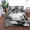 Spooky Ufo Halloween Duvet Cover Set King Queen Double Full Twin Single Size Bed Linen Set