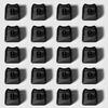 20Pcs Transparent Cute Cat Keycaps PBT 1U Blank MAO Profile for Custom Mechanical Keyboard Modification