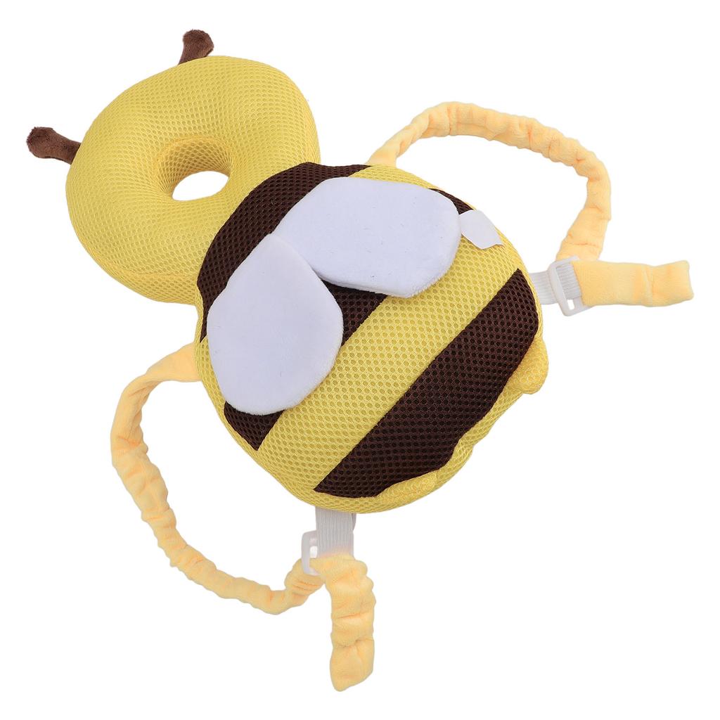 Yellow Bee Baby Walker Head Backpack Comfortable Baby Head Pad Portable Toddler Head Cushion for