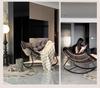Bird's Nest Recliner: Rocking Leisure Chair and Lazy Sofa for Balcony or Home Use.