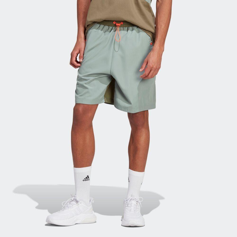 Adidas Casual Shorts Men's Olive Green Moderate IP3731
