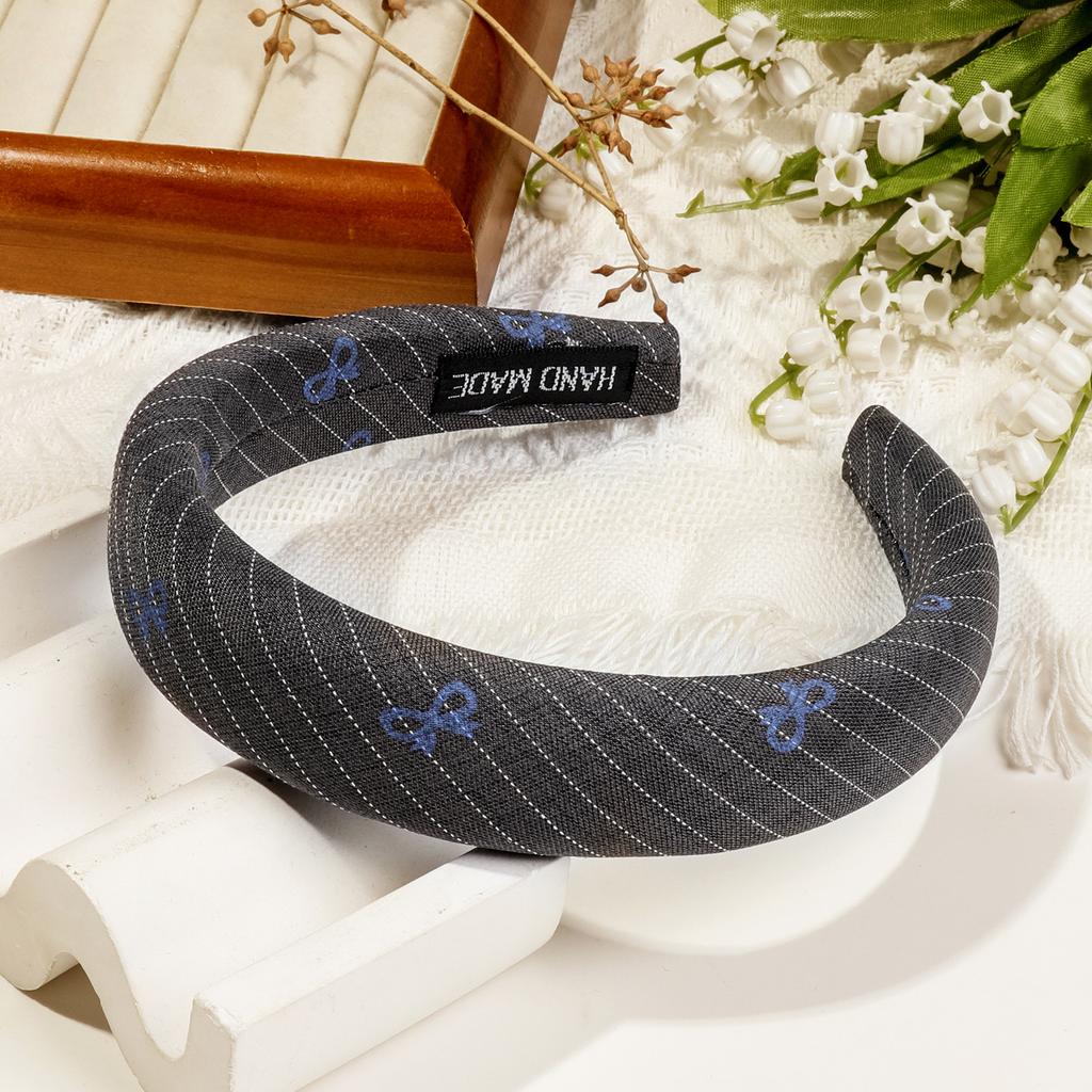 New Bow Fairy Hoop Headband Elegant Washing Face Headband Hair Accessories Soild Color Hair Bands for Women