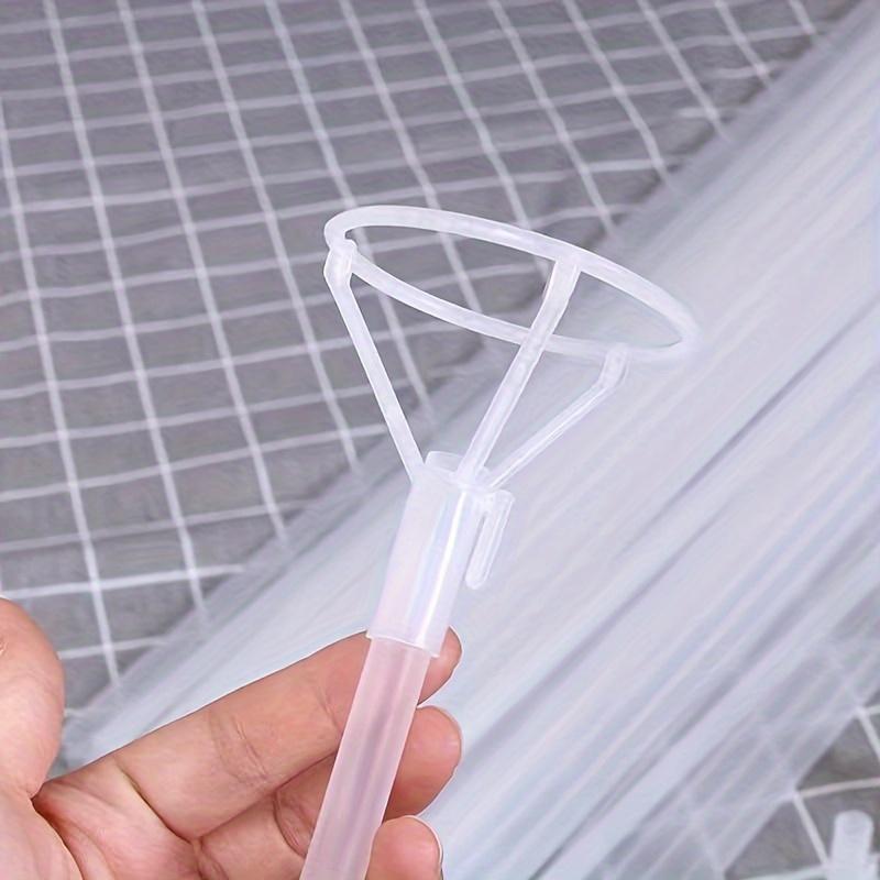 50 Pezzi Supporto Trasparente per Bastoncino Palloncino Bobo con Tazza - Perfetto per Matrimonio, San Valentino, Festa e Decorazione Eventi