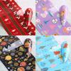10 Sheet Winter Xmas Nails Transfer Foil Christmas Santa Claus Elk Colorful Starry Sky Paper DIY Stickers for Manicure Tips