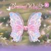 Light Up Musical Butterfly Wing with Adjustable Strap Electric Flapping Motion Butterfly Wing for Kid Birthday Cosplay