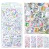 New Stickers Decorative Stickers for Water Girls Boys Sheet Type 2026 Design3D - Cute, Puffy, Glossy, Transparent, Planners, Diaries, DIY,