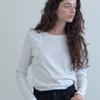 Elssibeui Slim Fit Seam Detail T-Shirt_Ivory