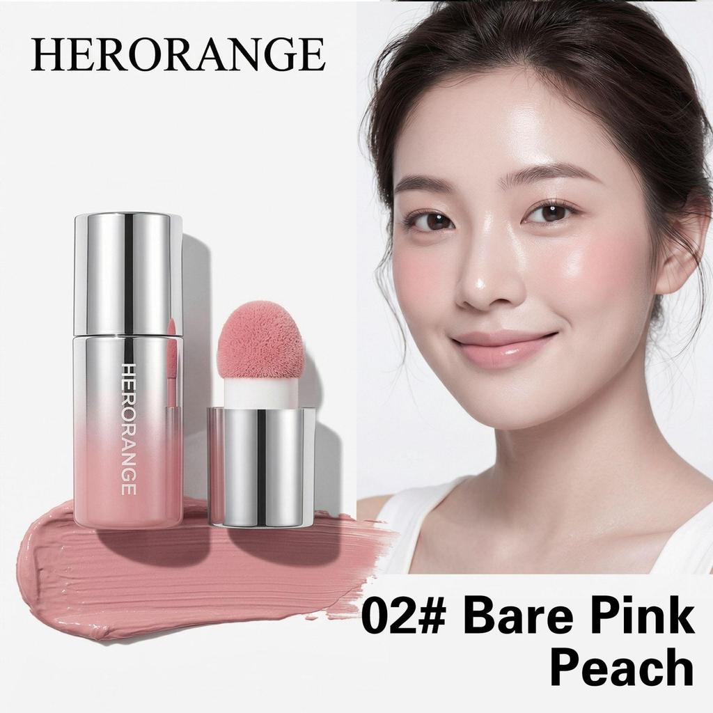 Koreanischer Stil Natürliches Mattes Flüssiges Rouge - Geringe Sättigung, Mehrzweck-Wangenfarbe