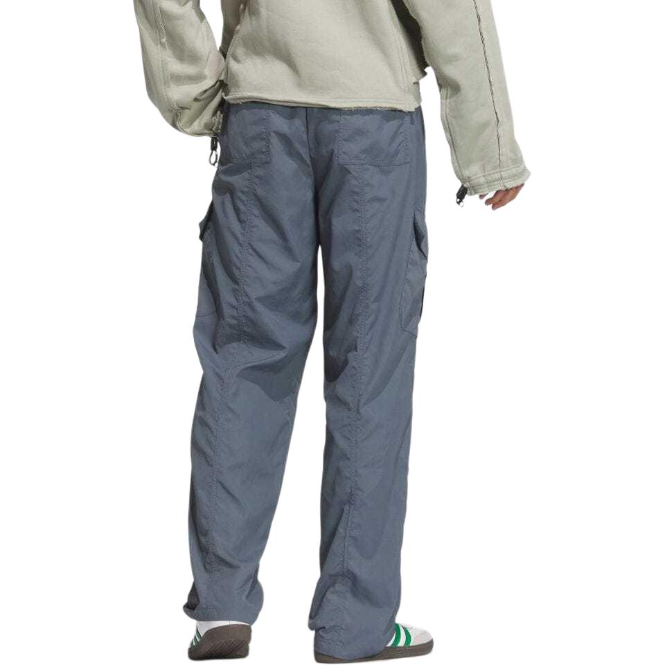 Adidas Originals X Kr Op Co-Branded SS24 Solid Color Loose Zip-Front Cargo Pants Men Bottoms Gray IZ4920