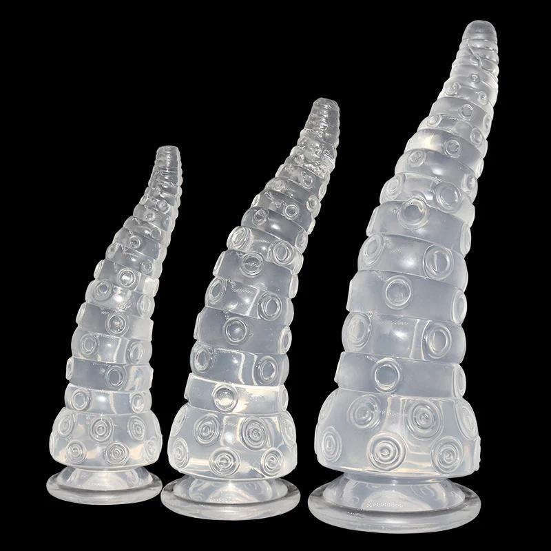 S/M/L False Penis Octopus Feet Penis Monster Tentacles Anal Insertion Female Vaginal Clitoral Stimulator Sexy Male Gay Adult Toy