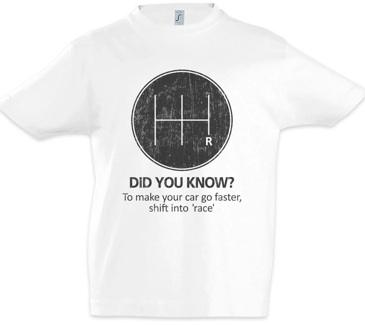 To Make Your Car Go Faster Kids Boys kids boys T-Shirt Racer Petrol Head Fun 140
