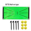 Portable Golf Swing Practice Mat: Indoor/Outdoor Trajectory Training