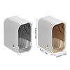 62KD Modern Toothbrush Wall Rack Adhesive Mounting Vertical Space Saving