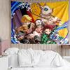 1PC Anime Samurai Warrior Battle Scene K-pop Music Group Tapestry Accessories for Bedroom,Livingroom, Dormitory Room Wall Decor Fan Birthday Gifts