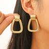 Best-selling Metal Wind Earrings Simple Temperament Exaggerated Earrings High Sense of Metal Earrings.
