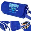 Witch Hunters Cartoon Print Large Capacity Double-Layer Portable Pencil Bag For Primary And Secondary School Students