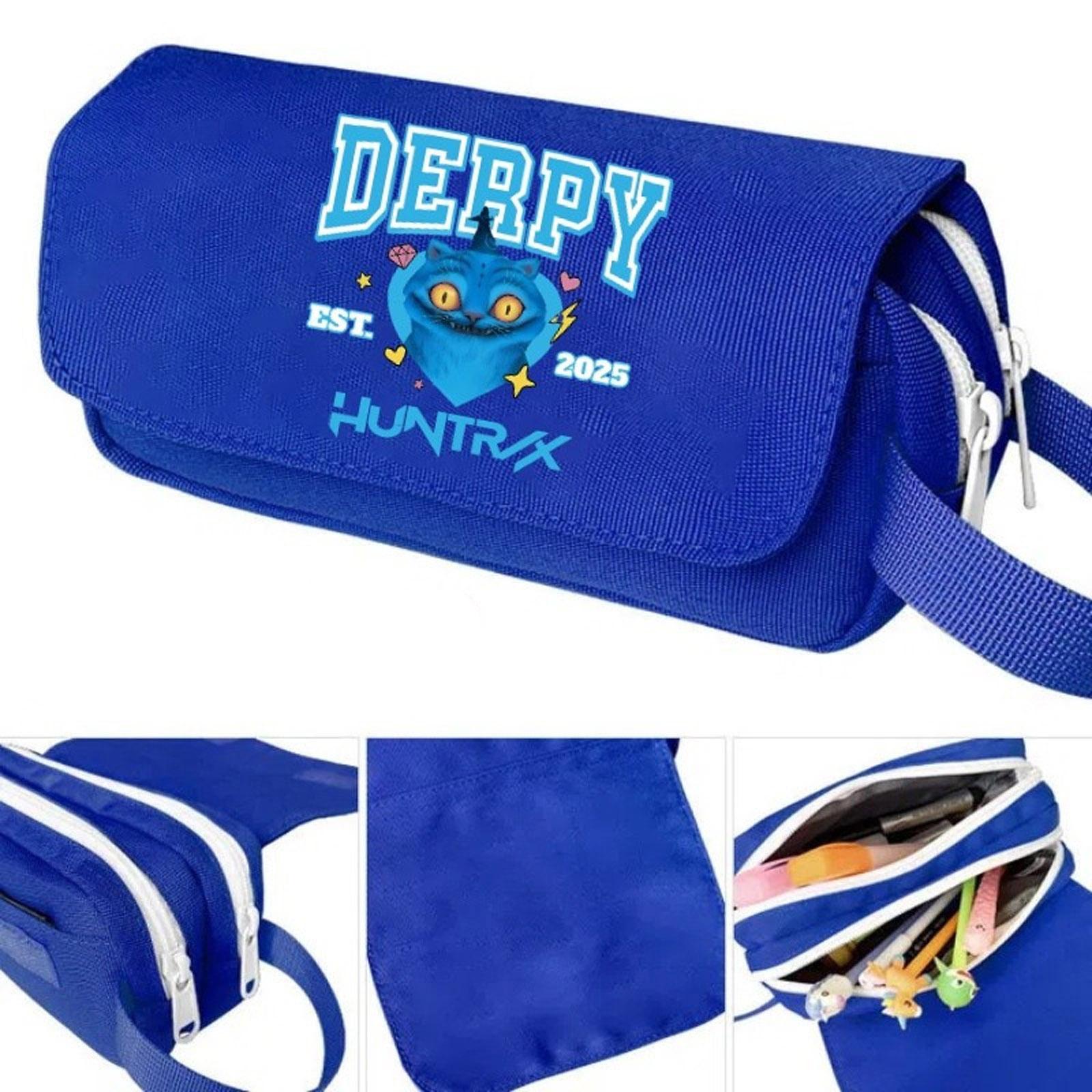 

Witch Hunters Cartoon Print Large Capacity Double-Layer Portable Pencil Bag For Primary And Secondary School Students One Size