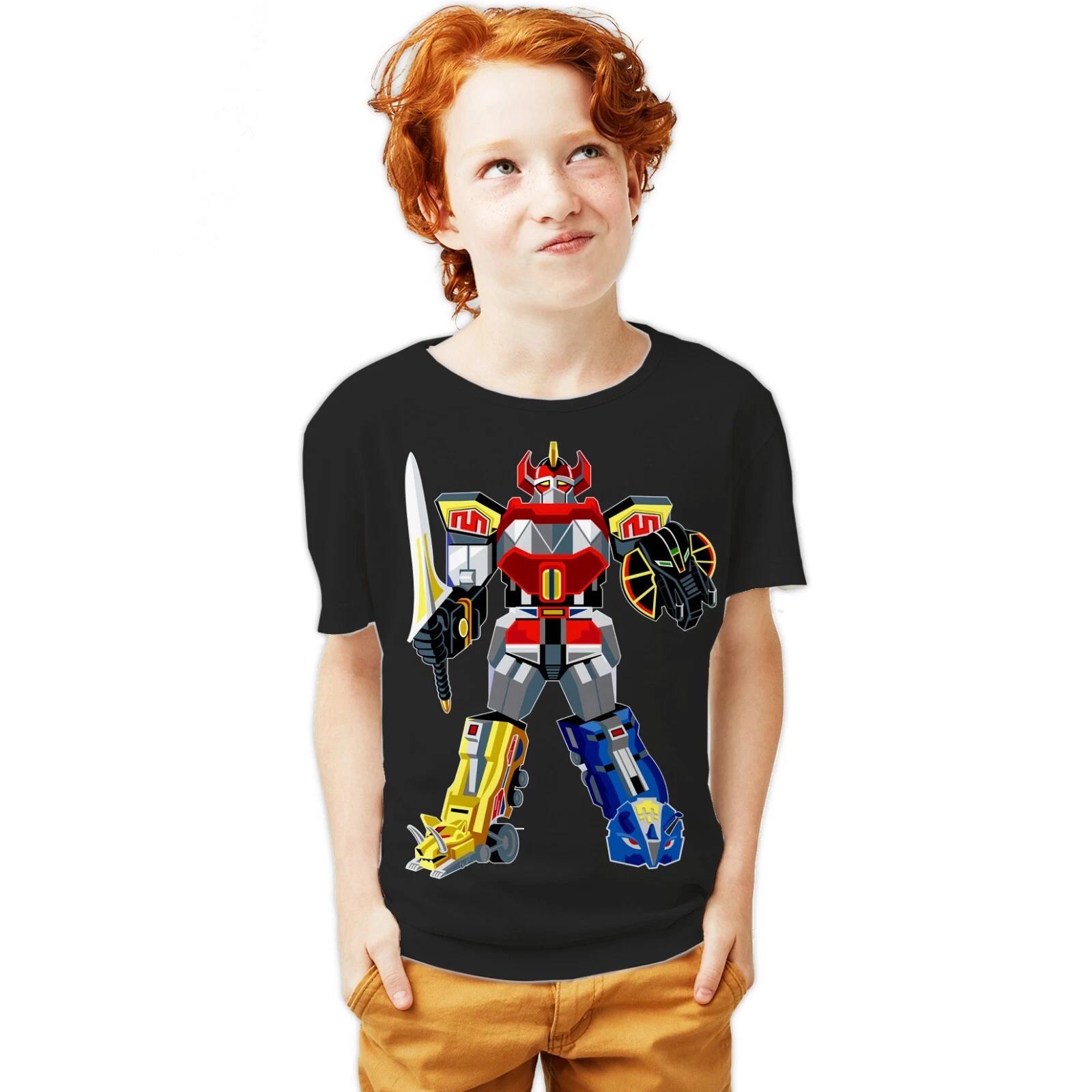 Power Rangers Megazord Deco Official Youth T-Shirt For 12-14 Years 150