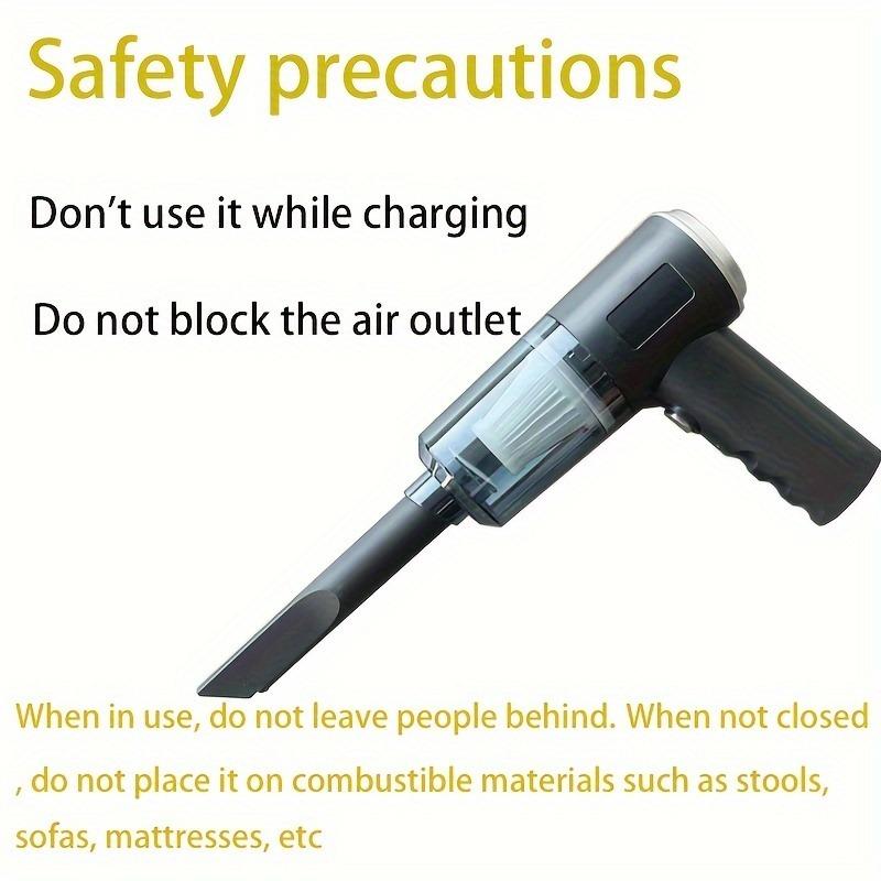 1PCS Powerful Handheld Vacuum Cleaner - Wireless Strong Suction for Home Car Desktop Cleaning