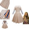 M3gan Cosplay Costume Dress For Girls Polyester Fabric Perfect For Halloween Party Or Stage Performance