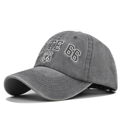Route 66 Letter Embroidered Baseball Cap Women Men Fashion Cotton Snapback Hat Hip Hop Trucker Dad Caps Outdoor Sun Hats Gorras