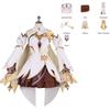 Disfraz Cosplay de Lumine Aether de Genshin Impact con Tejido de Poliéster para Role Play de Anime