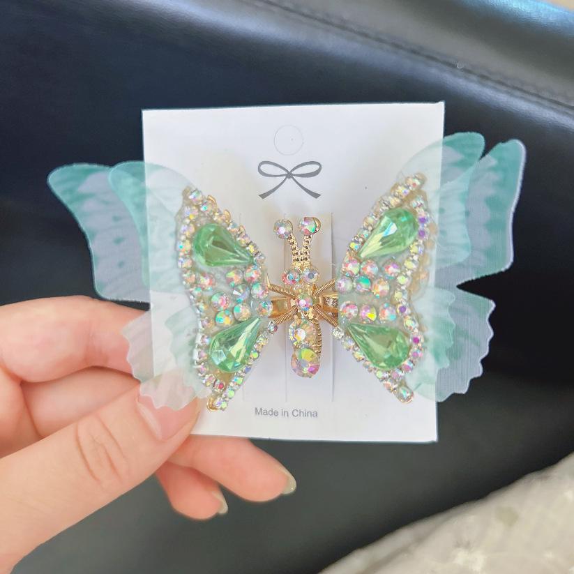 Korean Ancient Style Flapping Butterfly Tassel Hair Clip & Hairpin