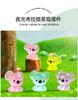 10-10pcs Luminous Koala  Animal Figures Fairy Garden Micro Landscape Ornament Glowing in Dark Miniature Flower Potted Decor