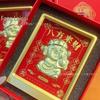 Pure Gold Wealth-Attracting Ornament Photo Frame - Ideal for New Homes, Weddings, or Business Gifts