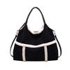 Casual Large Capacity Women's Bag, Spicy Girl Style Lamb Plush Splicing Armpit Bag, Personalized Single Shoulder Crossbody Bag