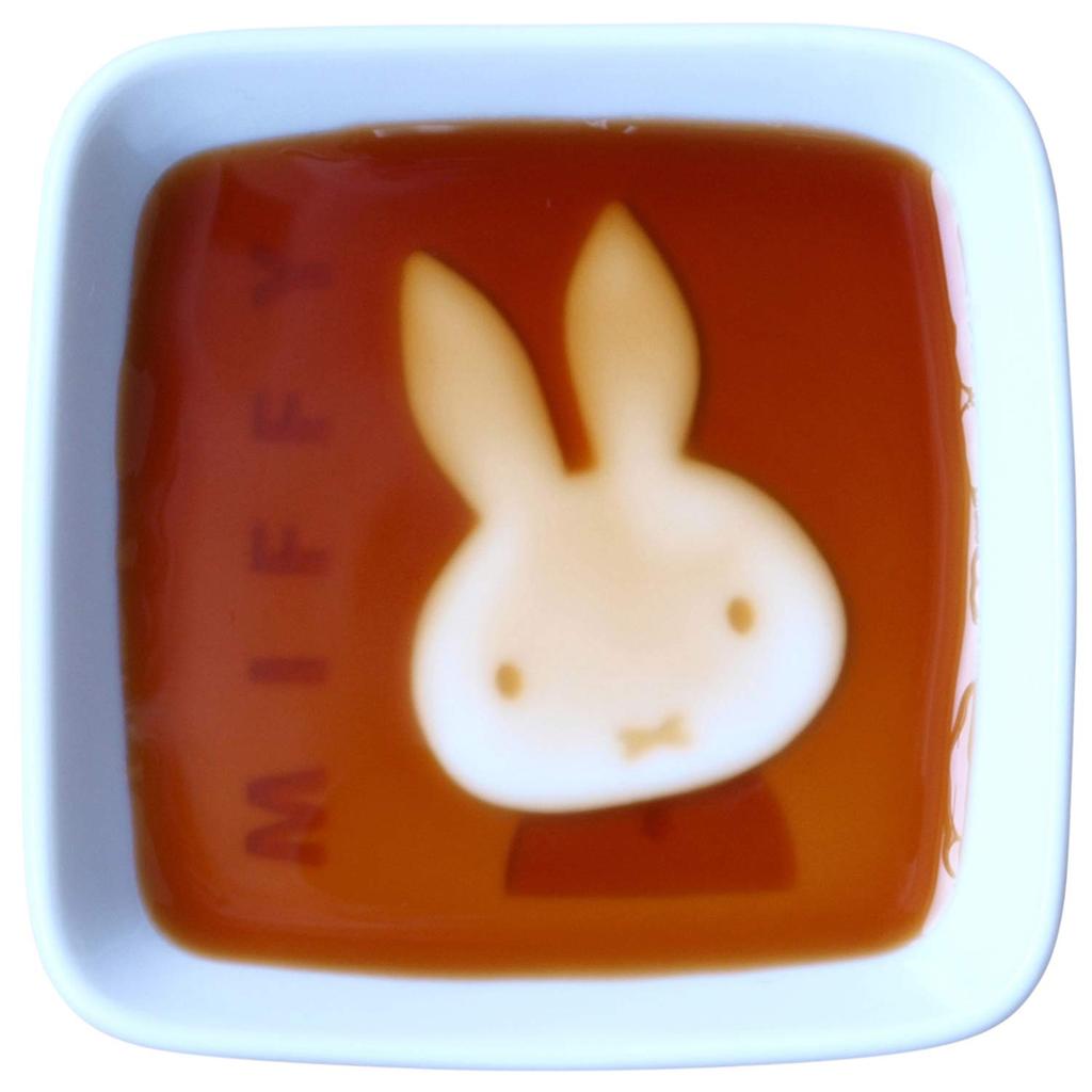 Kanesho Pottery Dick Bruna Soy Sauce 8cm Made In 208141 "Miffy" Dish, Approx. Diameter, Japan,