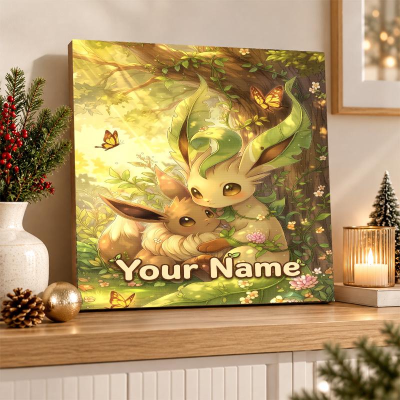 Leafeon Custom Name Diamond Painting Personalized 5D Full Drill DIY Diamond Art Home Decor