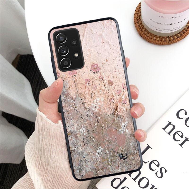 Neue Luxus Rose Gold Diamant Herz Telefon Fall Für Samsung Galaxy A13 A03 A12 A32 A71 A11 A21S A02 A52 A72 a51 A50 A70 A31 M31