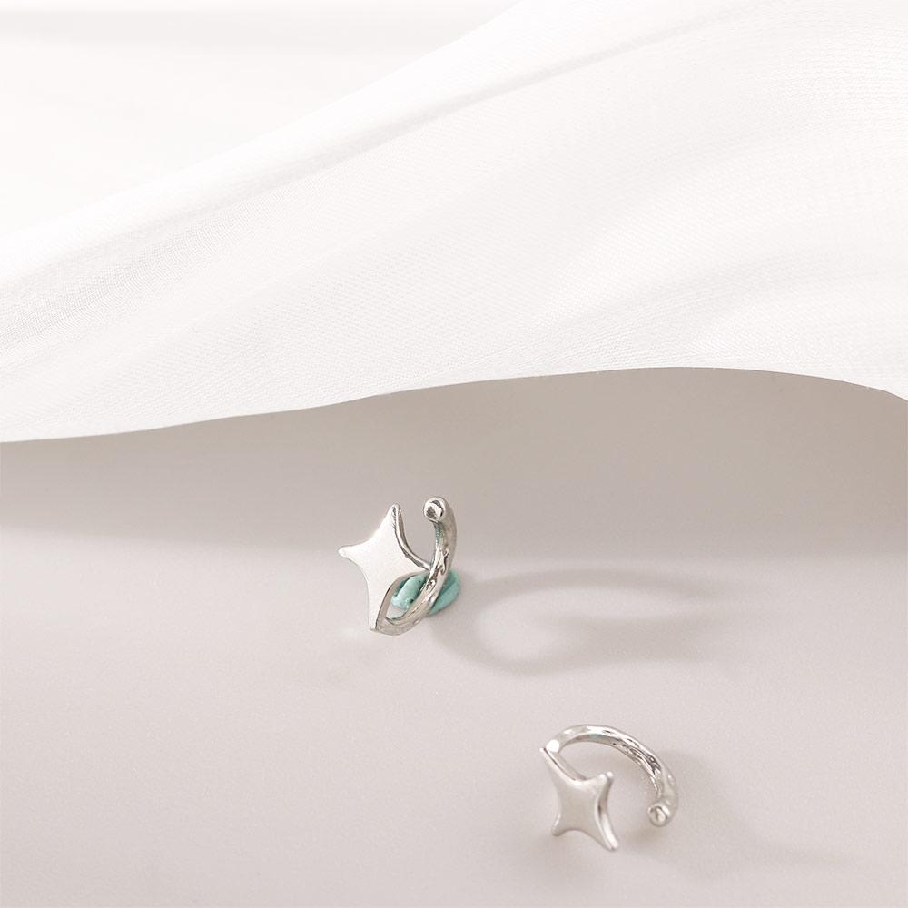 Ear Cuff Clip Earring Fashion Jewelry Korean Style Cartilage Stud Women Earrings Star Ear Clips