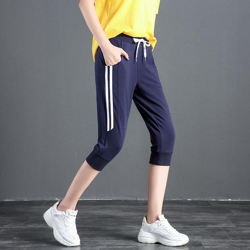 Pantalones Cortos Harem Sueltos Casuales Estilo Coreano para Mujer - Verano 2019 Fitness