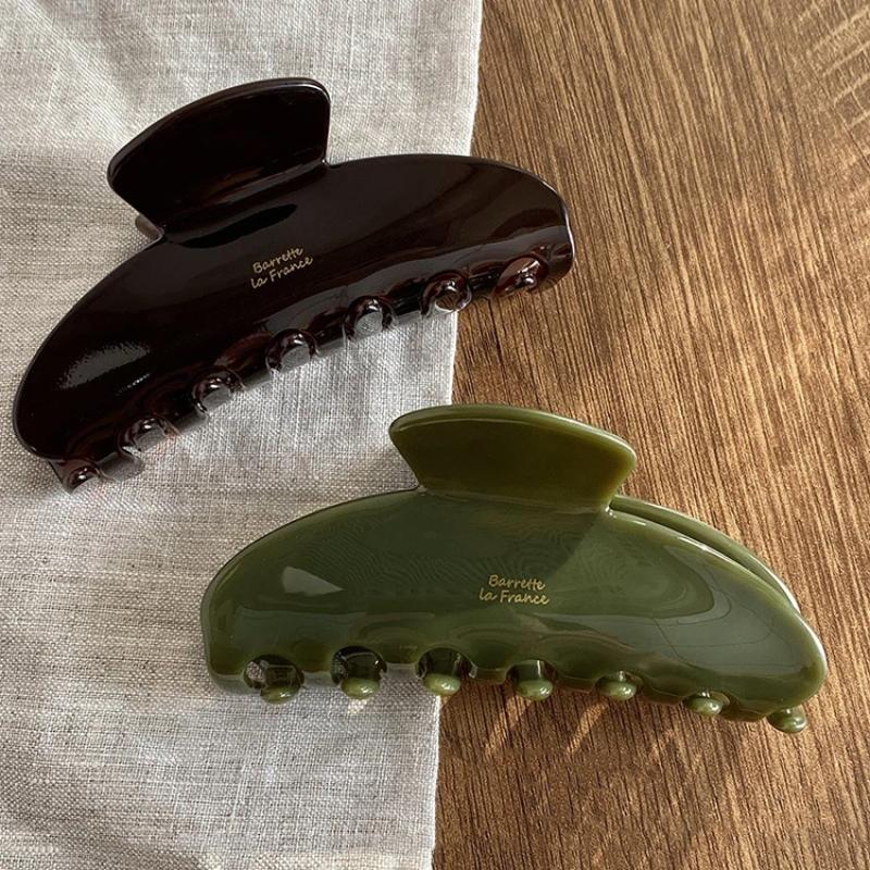 Large Crab Hair Clips Shark Clip Retro Korean Acetate Hair Claw Simple Hairpin Fashion Hair Accessories For Woman Girls