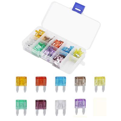 AHL Mini Flachsicherungssatz 5A 7.5A 10A 15A 20A 25A 30A 35A 40A je 10 Stück 90 Stück