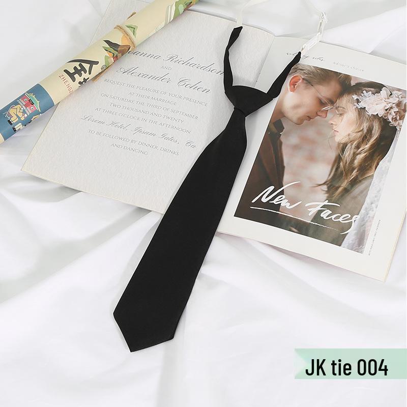 JKDK No-Tie Academy Style Fashion Tie for Female Students