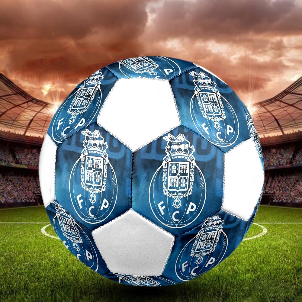 1PC FCP Logo Size 5 Soccer Ball PrahaIndoor Soccer Ball Colorful All Ages Machine Stitched PVC Competition Ready Durable High-Bounce