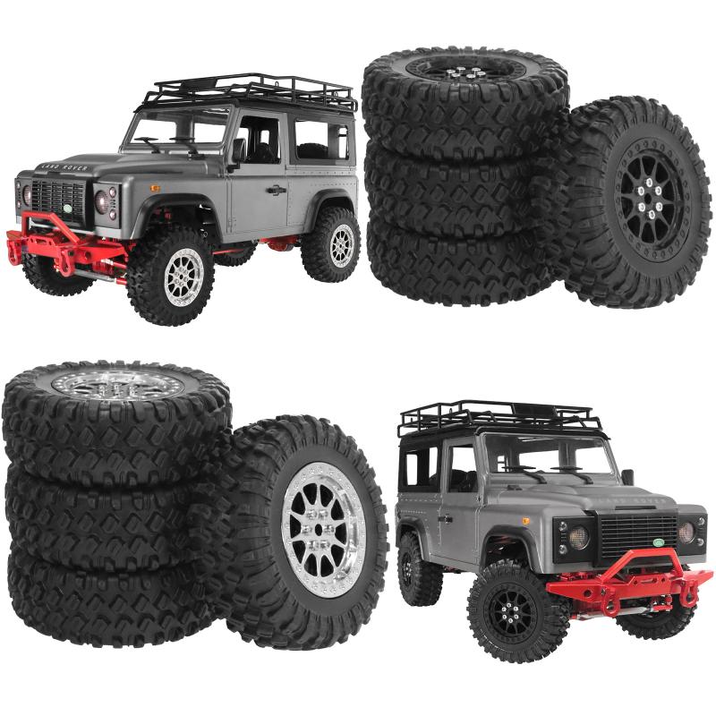 1:12 RC Car Crawler Tire Replacement 72mm Metal Upgraded Wheels Toy Car Upgrade Accessories Parts MN90 91 99 99S